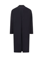 Navy Blue Single-Breasted Coat Boglioli - Boglioli | Lidia Shopping