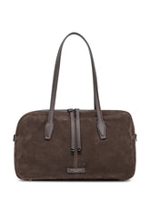 Gianni Chiarini Brown Suede Leather Bag - Collezione Happy Birthday | Lidia Shopping
