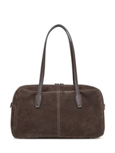 Gianni Chiarini Brown Suede Leather Bag - Collezione Happy Birthday | Lidia Shopping