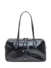 Gianni Chiarini Black Glossy Leather Bag - Collezione Happy Birthday | Lidia Shopping