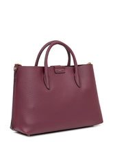 Gianni Chiarini Borsa Tote in Pelle Martellata Bordeaux - Borse A Mano Donna | Lidia Shopping