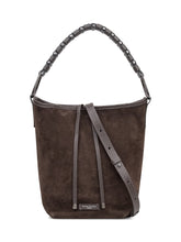 Borsa Eliana in Pelle Scamosciata Marrone - Borse A Mano Donna | Lidia Shopping