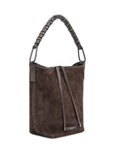 Borsa Eliana in Pelle Scamosciata Marrone - Borse A Mano Donna | Lidia Shopping