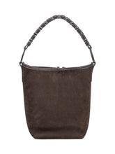 Borsa Eliana in Pelle Scamosciata Marrone - Borse A Mano Donna | Lidia Shopping