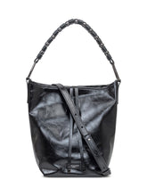 Borsa Eliana in Pelle Nera Lucida - Borse A Mano Donna | Lidia Shopping