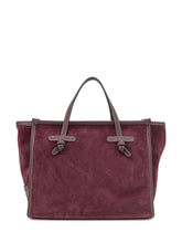 Gianni Chiarini Miss Marcella Suede Bag in Bordeaux - Collezione Happy Birthday | Lidia Shopping