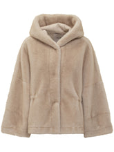 Valentini Cappotto in Pelliccia con Cappuccio - Abbigliamento Donna | Lidia Shopping