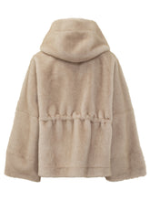 Valentini Cappotto in Pelliccia con Cappuccio - Abbigliamento Donna | Lidia Shopping