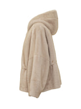 Valentini Cappotto in Pelliccia con Cappuccio - Abbigliamento Donna | Lidia Shopping