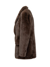 Valentini Cappotto Doppiopetto in Eco Pelliccia Donna - Abbigliamento Donna | Lidia Shopping