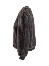 Valentini 1972 Black Faux Fur Bomber - Collezione Happy Birthday | Lidia Shopping