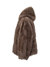 Valentini Cappotto in Pelliccia con Cappuccio - Abbigliamento Donna | Lidia Shopping