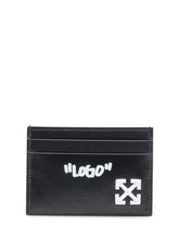 Portacarte Off-White Logo Nero - Accessori Uomo | Lidia Shopping
