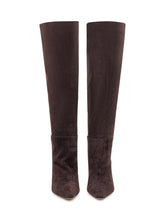 Brown Suede High Boots Roberto Festa - Collezione Happy Birthday | Lidia Shopping