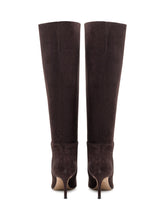 Brown Suede High Boots Roberto Festa - Collezione Happy Birthday | Lidia Shopping