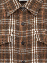 Brown check shirt P.A.R.O.S.H. - Collezione Happy Birthday | Lidia Shopping