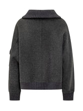 Giacca Parosh in Lana Grigia con Tasche Utility - Abbigliamento Donna | Lidia Shopping