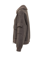 Giacca Parosh in Lana Marrone con Tasche Utility - Abbigliamento Donna | Lidia Shopping