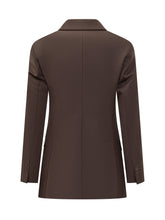 Blazer Parosh Doppiopetto Marrone - Abbigliamento Donna | Lidia Shopping