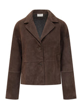 Giacca corta suede marrone P.A.R.O.S.H. - Abbigliamento Donna | Lidia Shopping