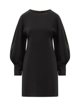 Black balloon sleeve dress P.A.R.O.S.H. - Collezione Happy Birthday | Lidia Shopping