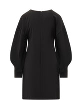 Black balloon sleeve dress P.A.R.O.S.H. - Collezione Happy Birthday | Lidia Shopping