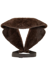 Colletto Parosh in eco-pelliccia con cintura - Accessori Donna | Lidia Shopping