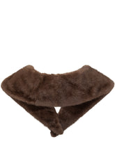 Colletto in eco-pelliccia Parosh marrone - Accessori Donna | Lidia Shopping