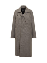 Santaniello Prince of Wales Wool Coat - Collezione Happy Birthday | Lidia Shopping