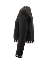 The Seafarer Giacca Nera con Borchie Argento - Abbigliamento Donna | Lidia Shopping