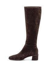 Tory Burch Stivali Alti in Camoscio Marrone - Collezione Happy Birthday | Lidia Shopping