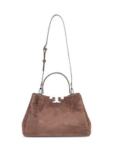 Borsa Tory Burch Eleanor Suede Media Cammello - Borse A Mano Donna | Lidia Shopping