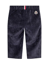 Moncler Kids Blue Corduroy Pants - Collezione Happy Birthday | Lidia Shopping
