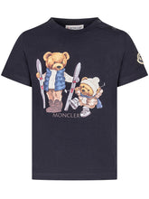 Moncler Kids T-Shirt con Orsetti Sciatori - Abbigliamento Bambini | Lidia Shopping