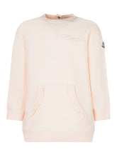Moncler Kids Light Pink Sweatshirt with Ruffles - Collezione Happy Birthday | Lidia Shopping