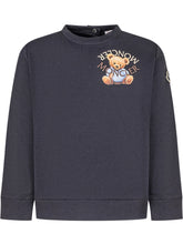 Moncler Kids Blue Set with Embroidered Teddy - Collezione Happy Birthday | Lidia Shopping