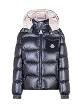 Moncler Kids Black Yule Jacket with Hood - Collezione Happy Birthday | Lidia Shopping