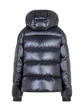Moncler Kids Black Yule Jacket with Hood - Collezione Happy Birthday | Lidia Shopping