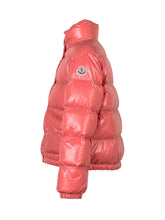 Moncler Kids Piumino Rosa con Logo - Abbigliamento Bambini | Lidia Shopping