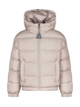 Moncler Kids Powder Pink Hooded Down Jacket - Collezione Happy Birthday | Lidia Shopping