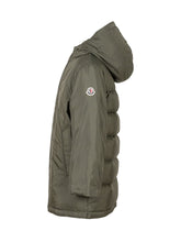 Moncler Kids Parka Verde con Cappuccio - Abbigliamento Bambini | Lidia Shopping