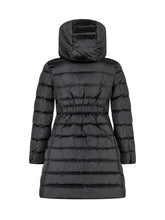 Moncler Kids Black Long Down Jacket with Hood - Collezione Happy Birthday | Lidia Shopping