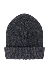 Moncler Kids Black Beanie Hat with Logo - Collezione Happy Birthday | Lidia Shopping