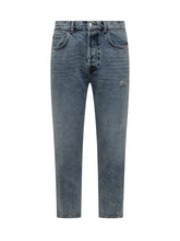 Amish Straight-Leg Stonewashed Denim Jeans - Amish | Lidia Shopping