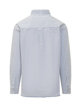 Camicia a Righe con Orlo Sfilacciato Amish - Abbigliamento Uomo | Lidia Shopping