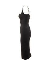 Abito Elisabetta Franchi Tubino Nero con Dettaglio Brillantini - Abbigliamento Donna | Lidia Shopping