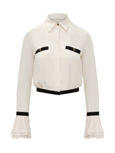 Elisabetta Franchi Camicia con Dettagli in Velluto - Abbigliamento Donna | Lidia Shopping