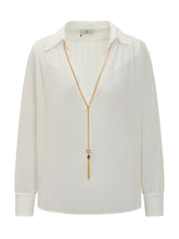 Elisabetta Franchi Camicia con Collana Gioiello - Abbigliamento Donna | Lidia Shopping
