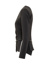 Giacca Elisabetta Franchi con Cintura e Catena Dorata - Abbigliamento Donna | Lidia Shopping