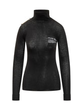 Elisabetta Franchi Dolcevita Nero con Logo Stampato - Abbigliamento Donna | Lidia Shopping